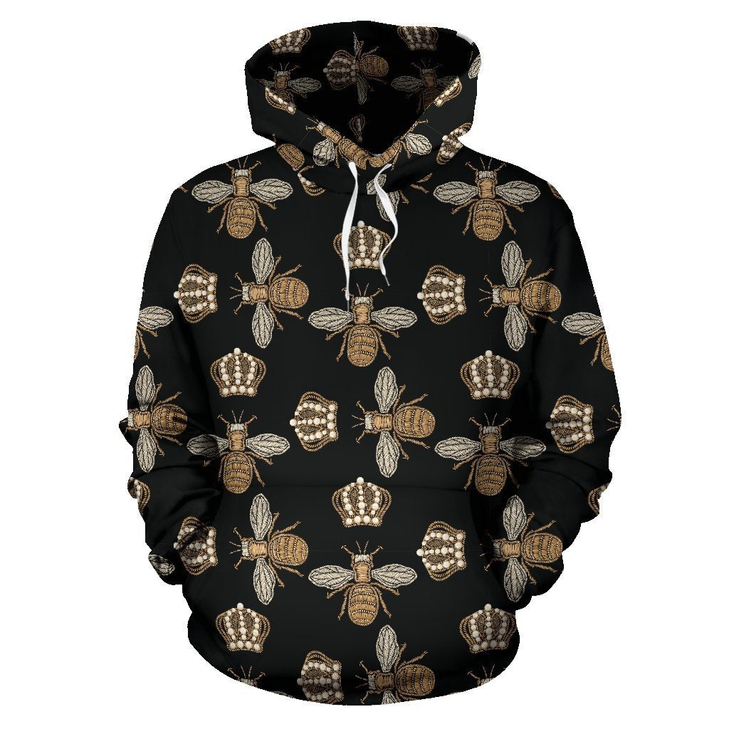 Bee Honey Gifts Pattern Print Women Men Pullover Hoodie-grizzshop