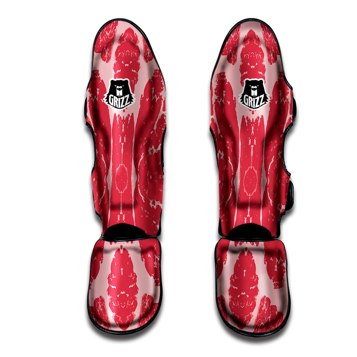 Beef Texture Print Pattern Muay Thai Shin Guards-grizzshop