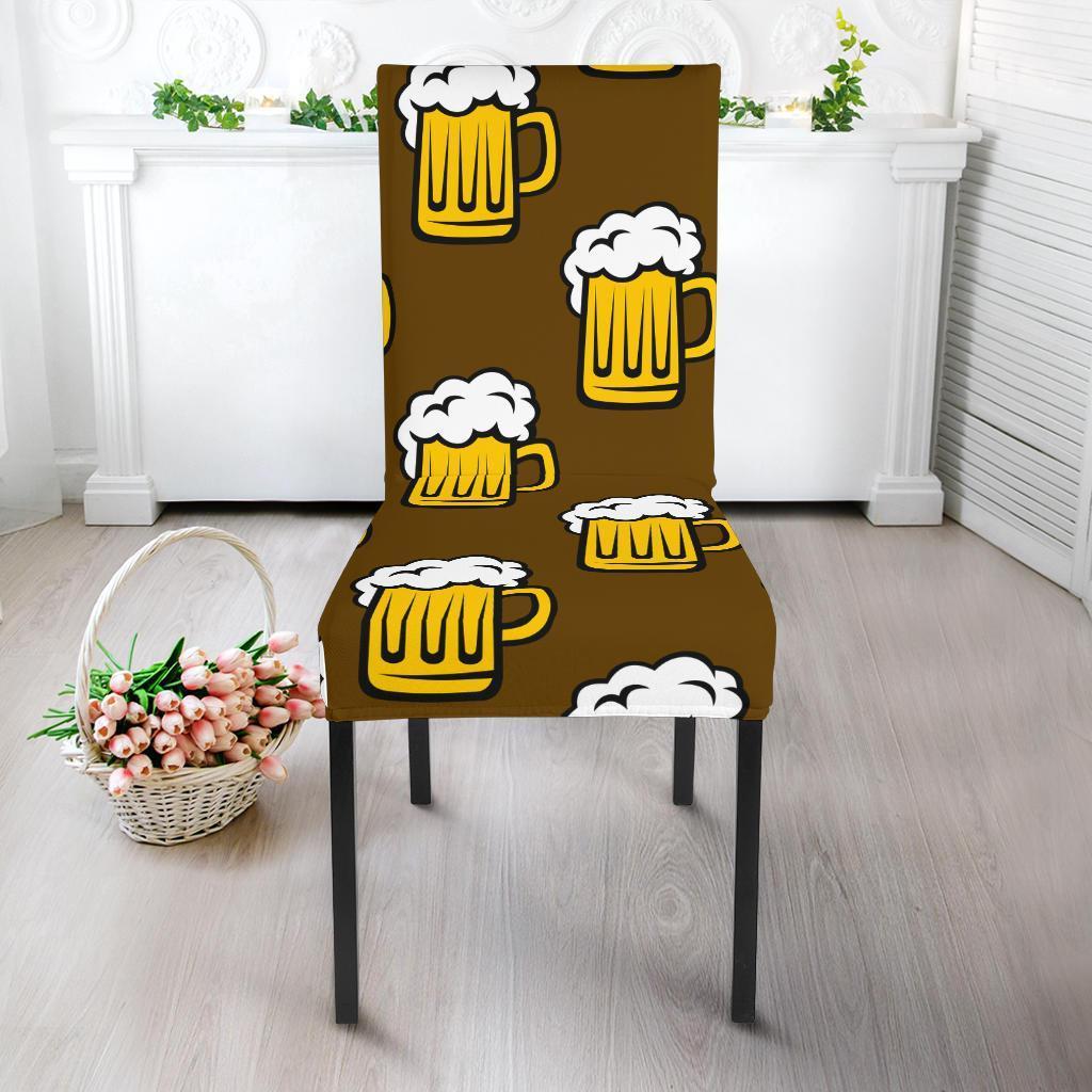 Beer Print Pattern Chair Cover-grizzshop