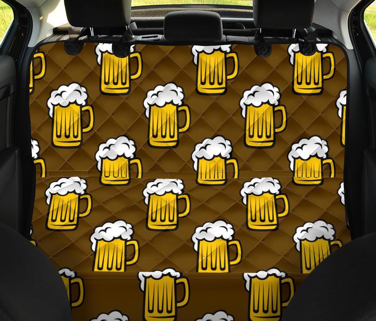 Beer Print Pattern Pet Car Seat Cover-grizzshop