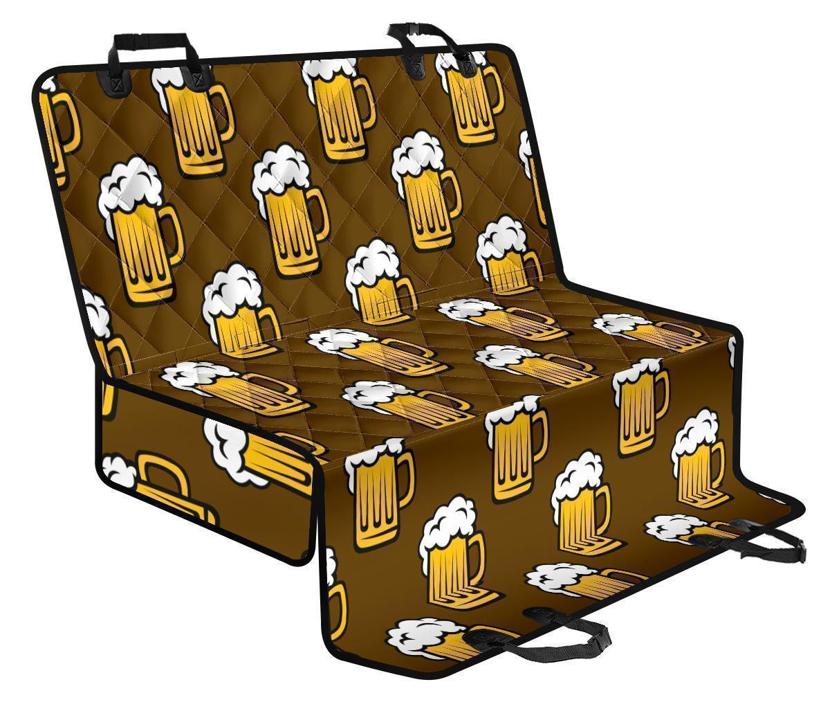 Beer Print Pattern Pet Car Seat Cover-grizzshop