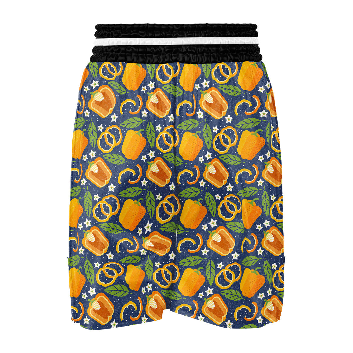 Bell Pepper Leaf Print Pattern Boxing Shorts-grizzshop