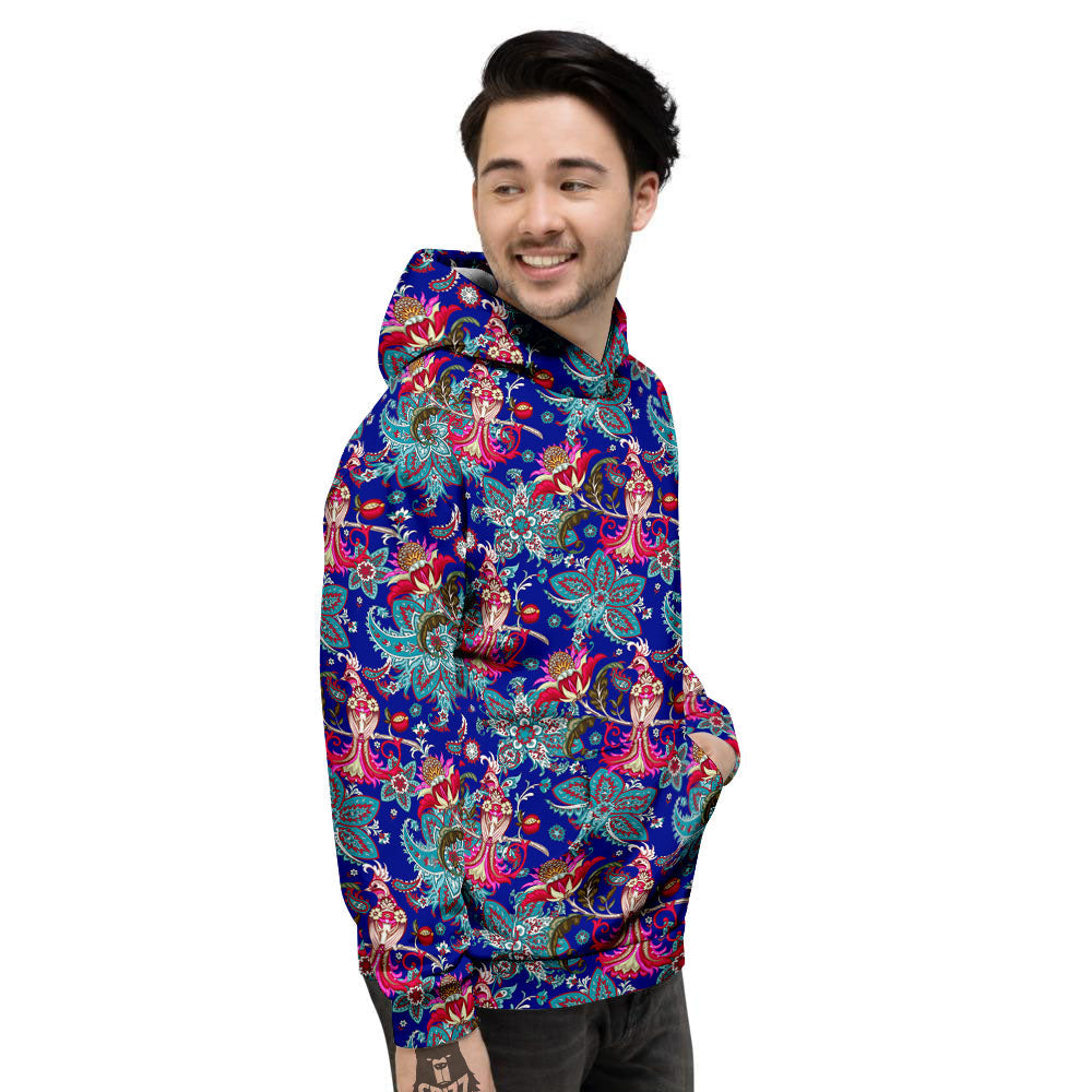 Bird Of Paradise Ethnic Print Pattern Men's Hoodie-grizzshop