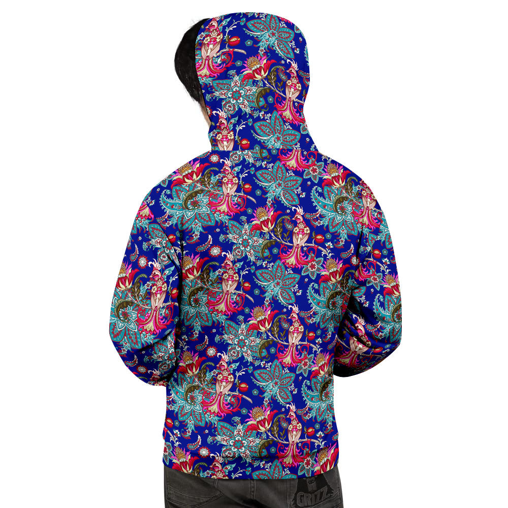 Bird Of Paradise Ethnic Print Pattern Men's Hoodie-grizzshop
