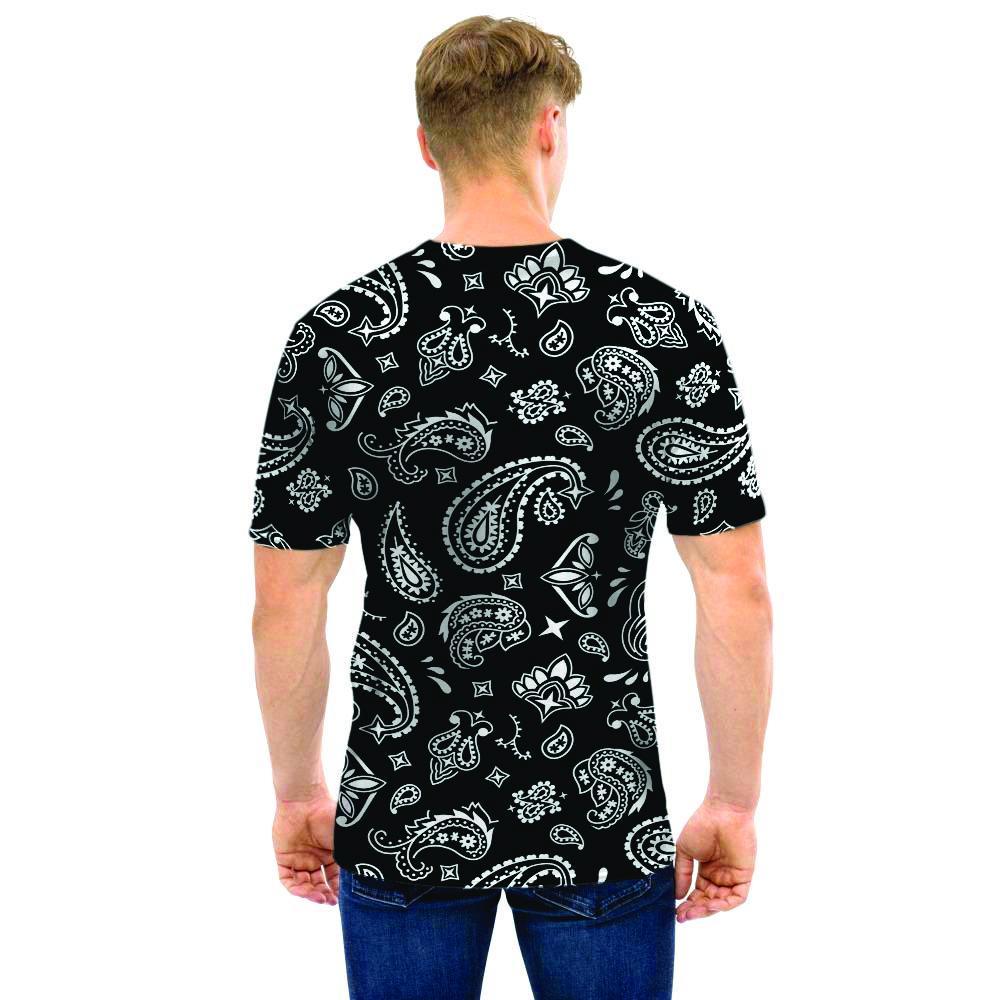 Black Bandana Men T Shirt-grizzshop