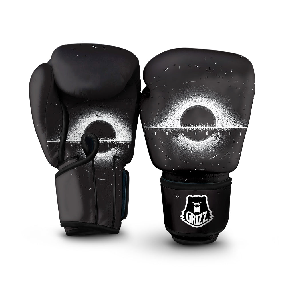 Black Hole Monochrome Print Boxing Gloves-grizzshop