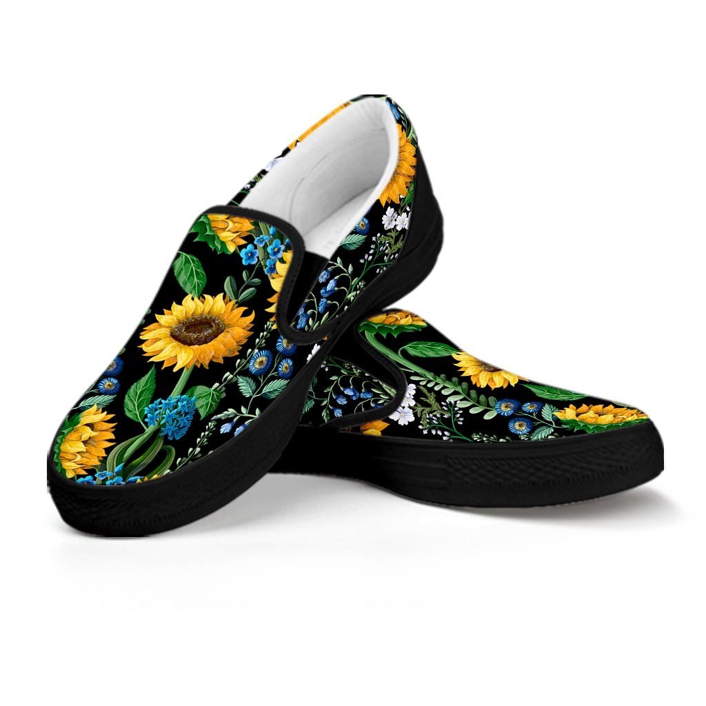 Black Sunflower Men's Sneakers