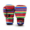 Blanket Stripe Ethnic Mexican Print Boxing Gloves-grizzshop