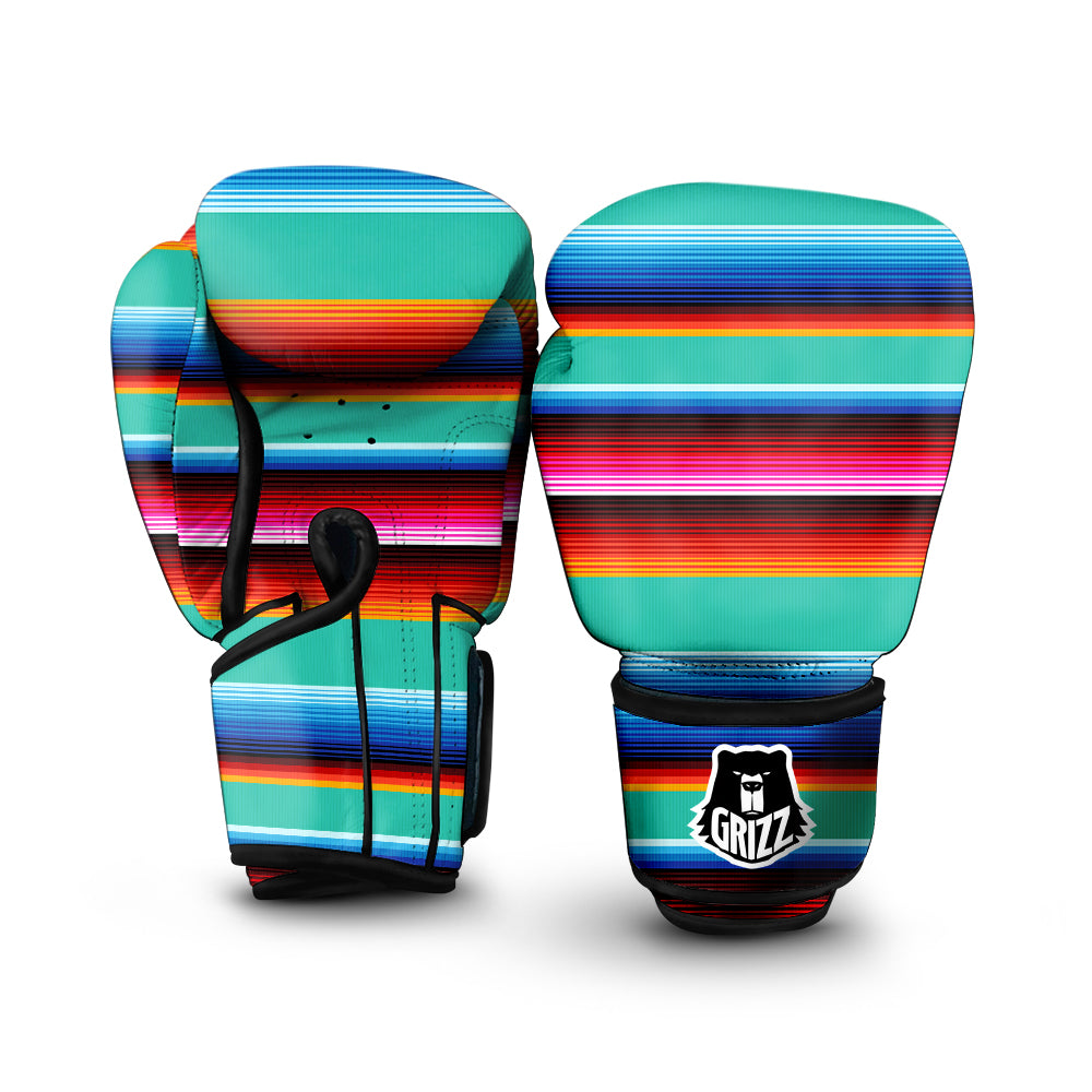 Blanket Stripes Cinco De Mayo Print Boxing Gloves-grizzshop