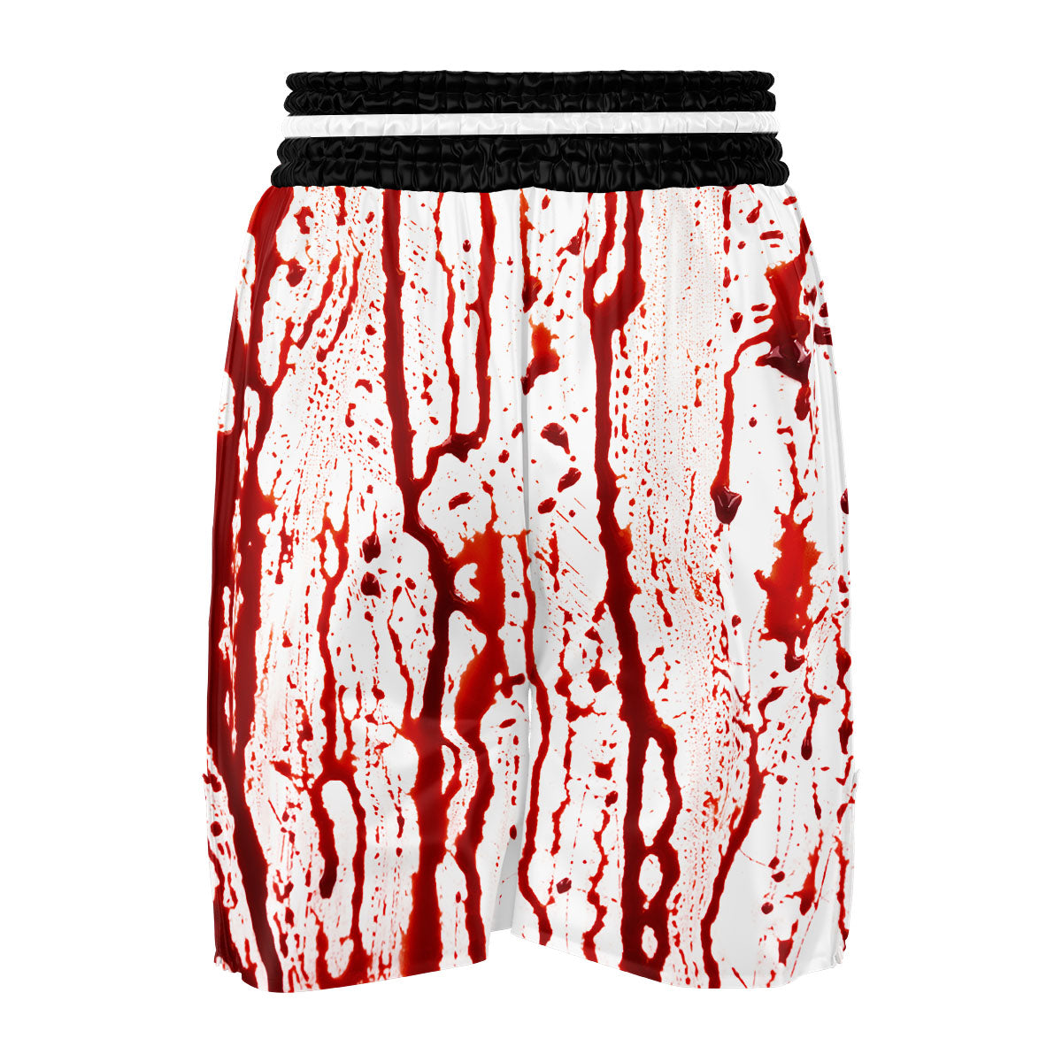 Blood Drip Print Boxing Shorts-grizzshop