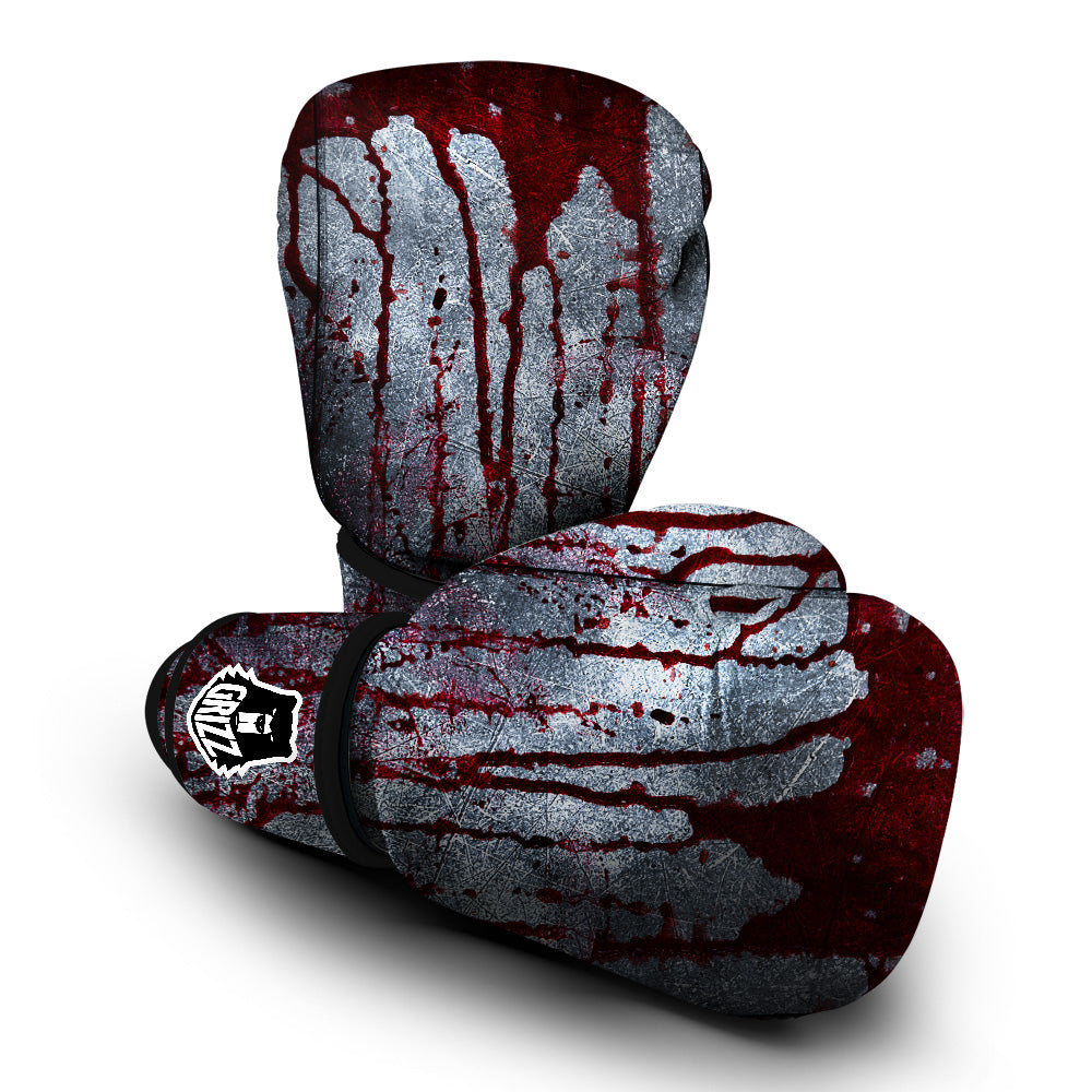 Bloody Metal Wall Print Boxing Gloves-grizzshop