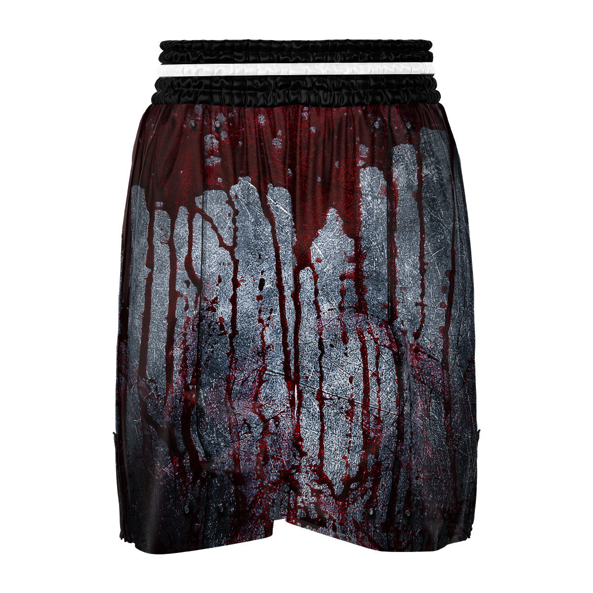 Bloody Metal Wall Print Boxing Shorts-grizzshop