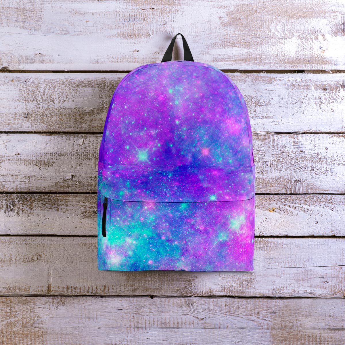 Blue And Pink Galaxy Space Backpack-grizzshop