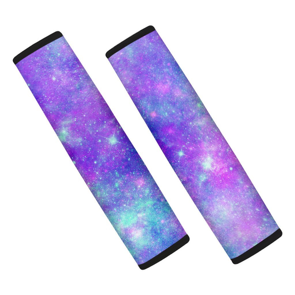 Blue And Pink Galaxy Space Seat Belt Cover-grizzshop