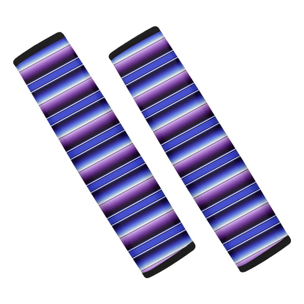 Blue And Purple Mexican Baja Seat Belt Cover-grizzshop