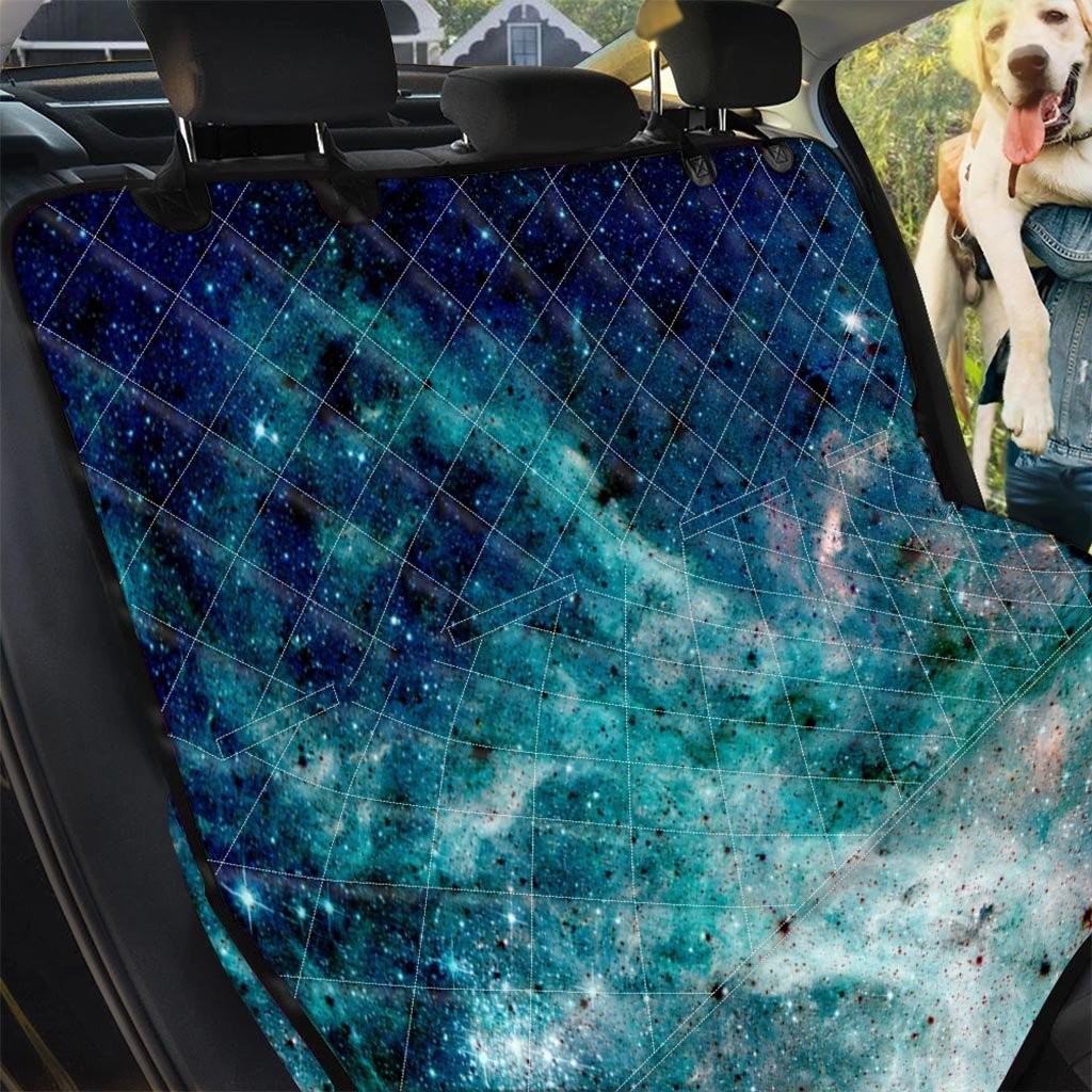 Blue Galaxy Space Pet Car Seat Cover-grizzshop