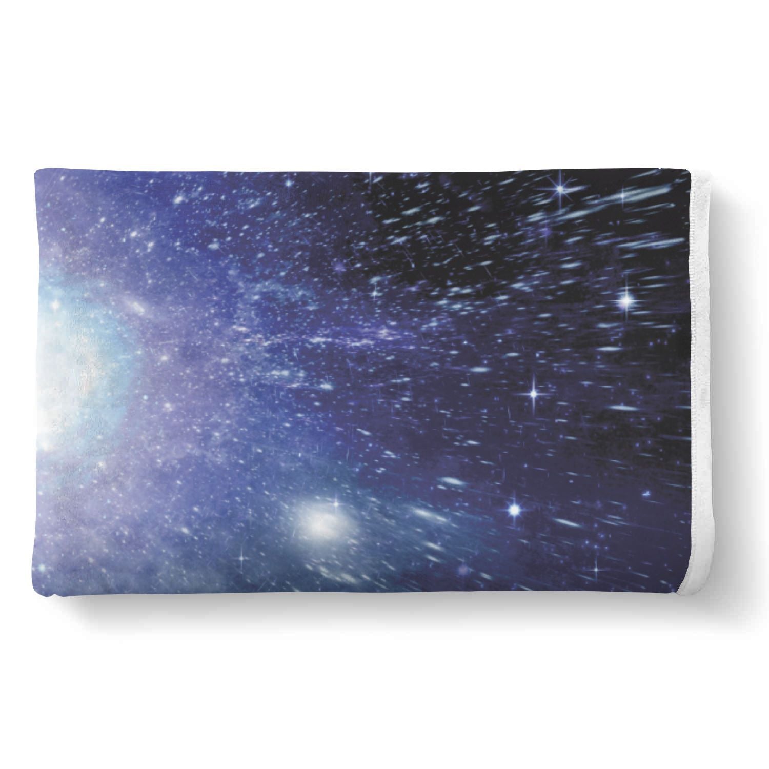 Blue Galaxy Space Stardust Print Throw Blanket-grizzshop