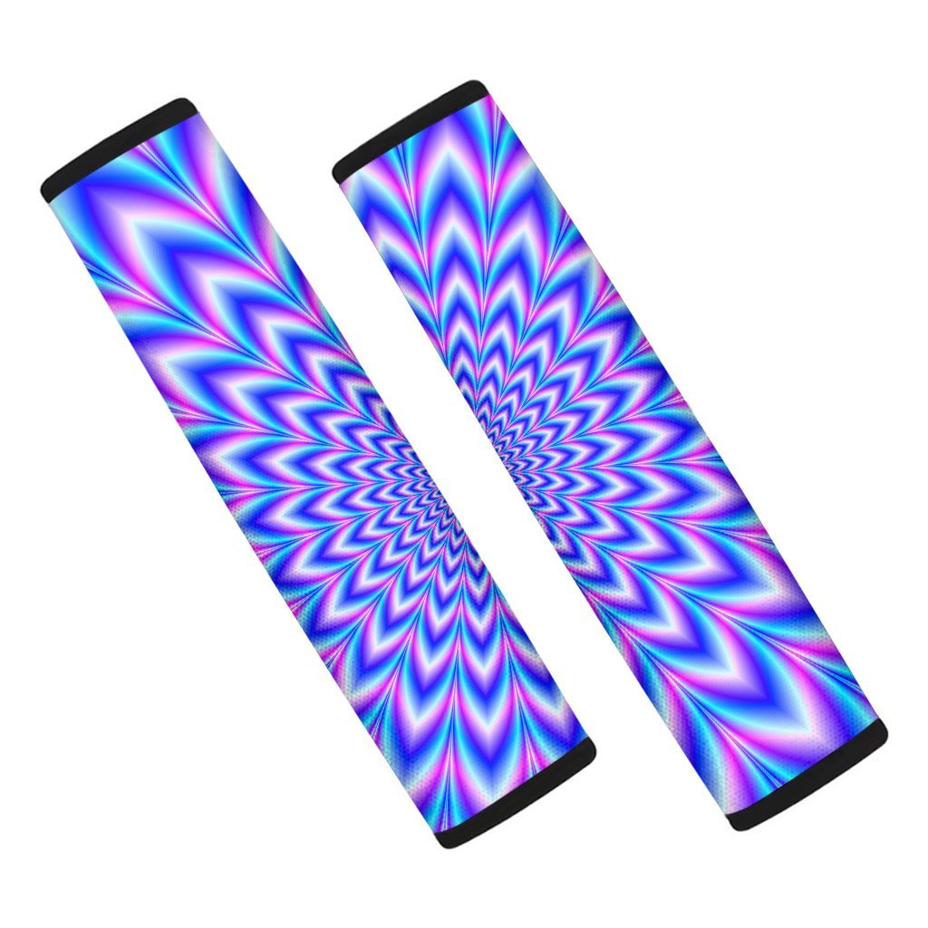 Blue Optical illusion Seat Belt Cover-grizzshop