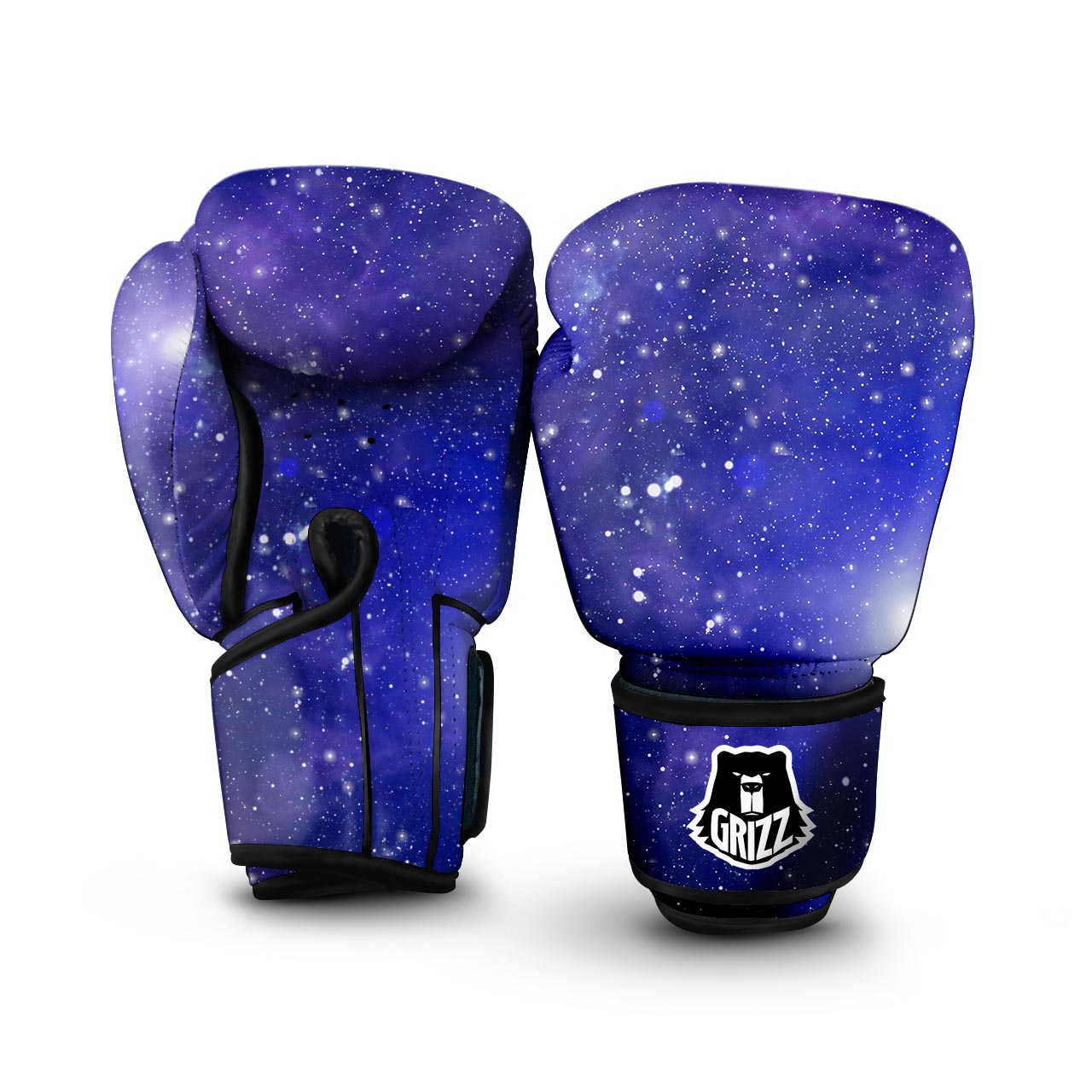 Green Galaxy Space Boxing Gloves