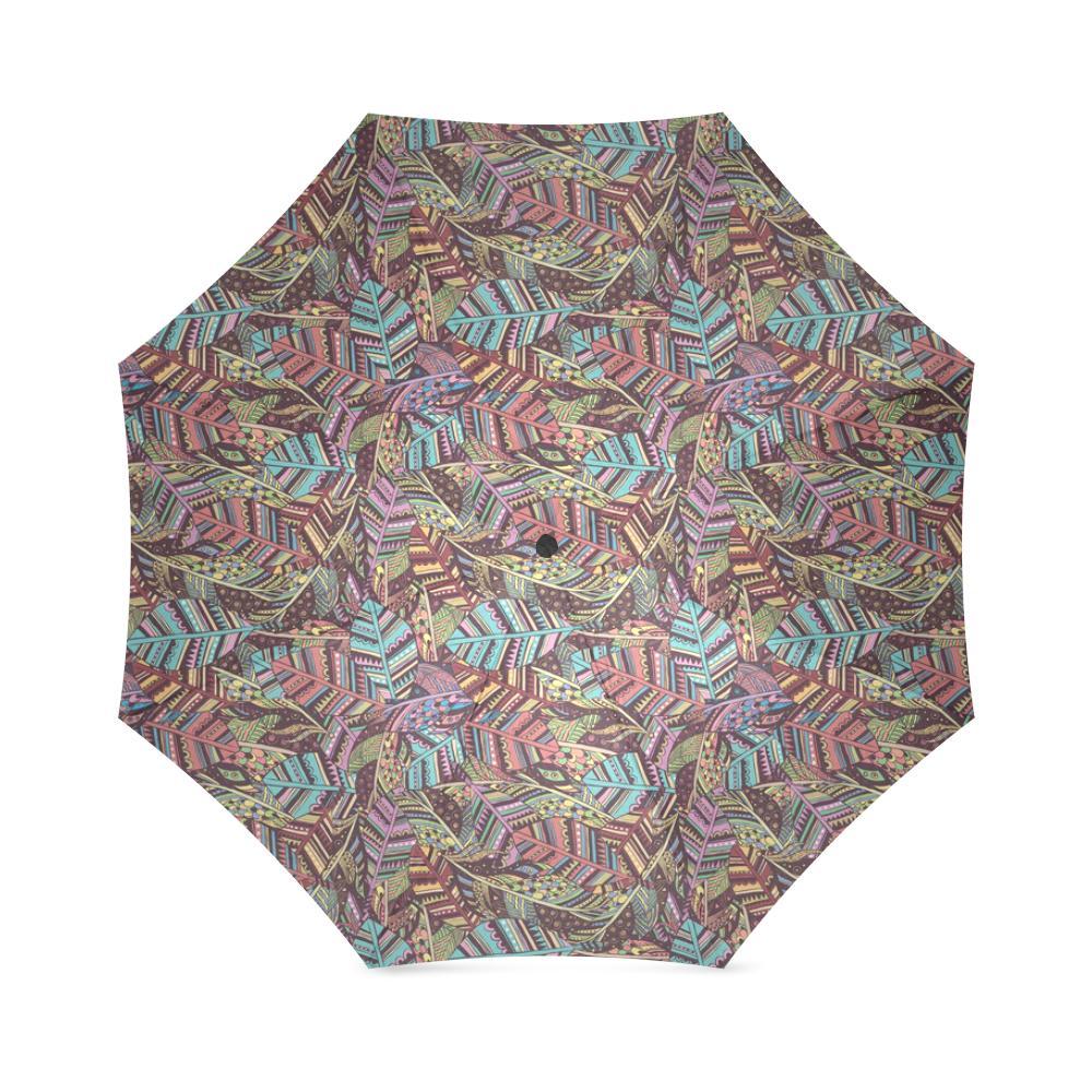 Bohemian Boho Pattern Print Foldable Umbrella-grizzshop