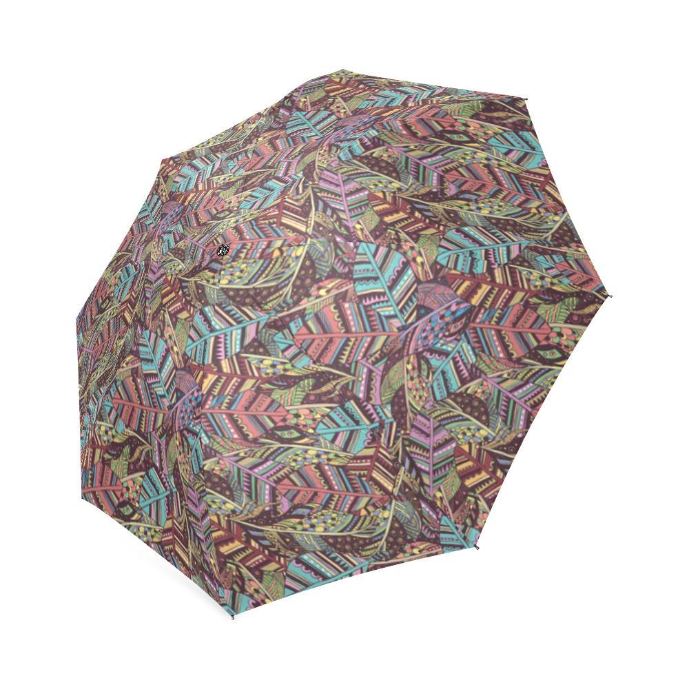 Bohemian Boho Pattern Print Foldable Umbrella-grizzshop