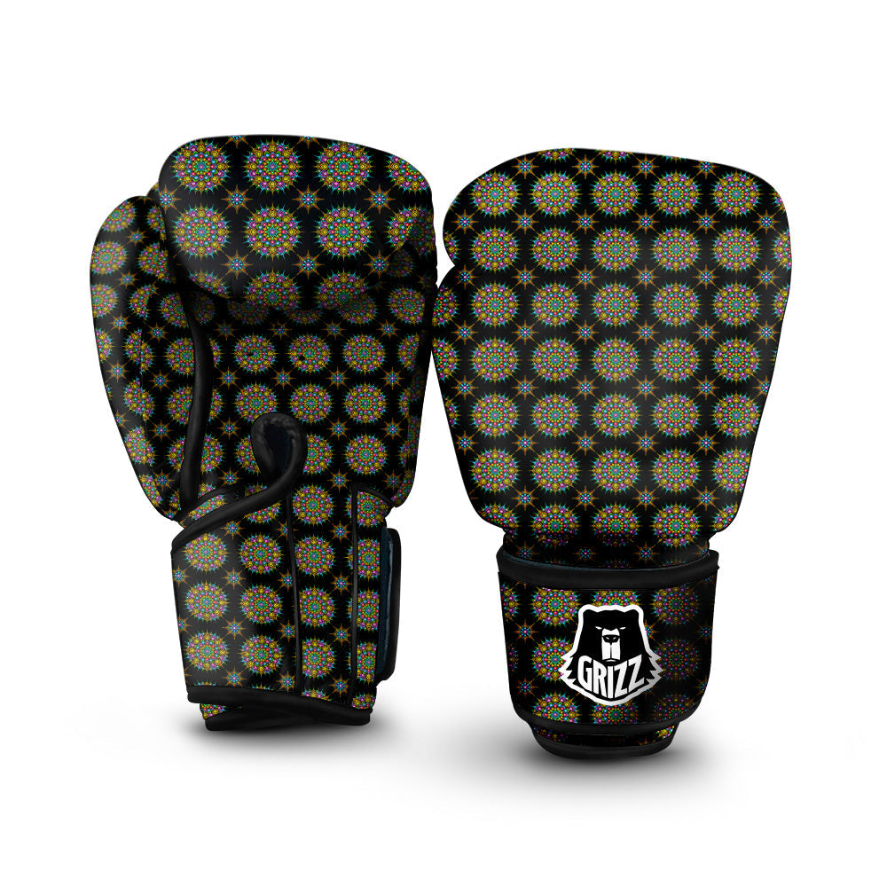 Mandala Light Print Boxing Gloves