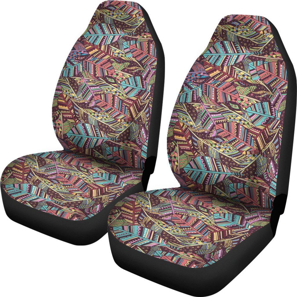 Bohemian Boho Pattern Print Universal Fit Car Seat Cover-grizzshop