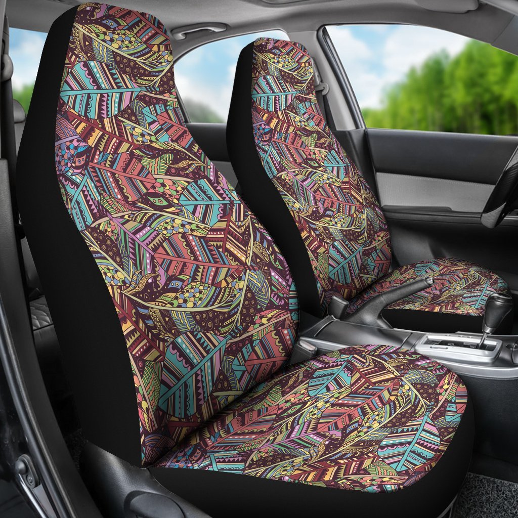 Bohemian Boho Pattern Print Universal Fit Car Seat Cover-grizzshop