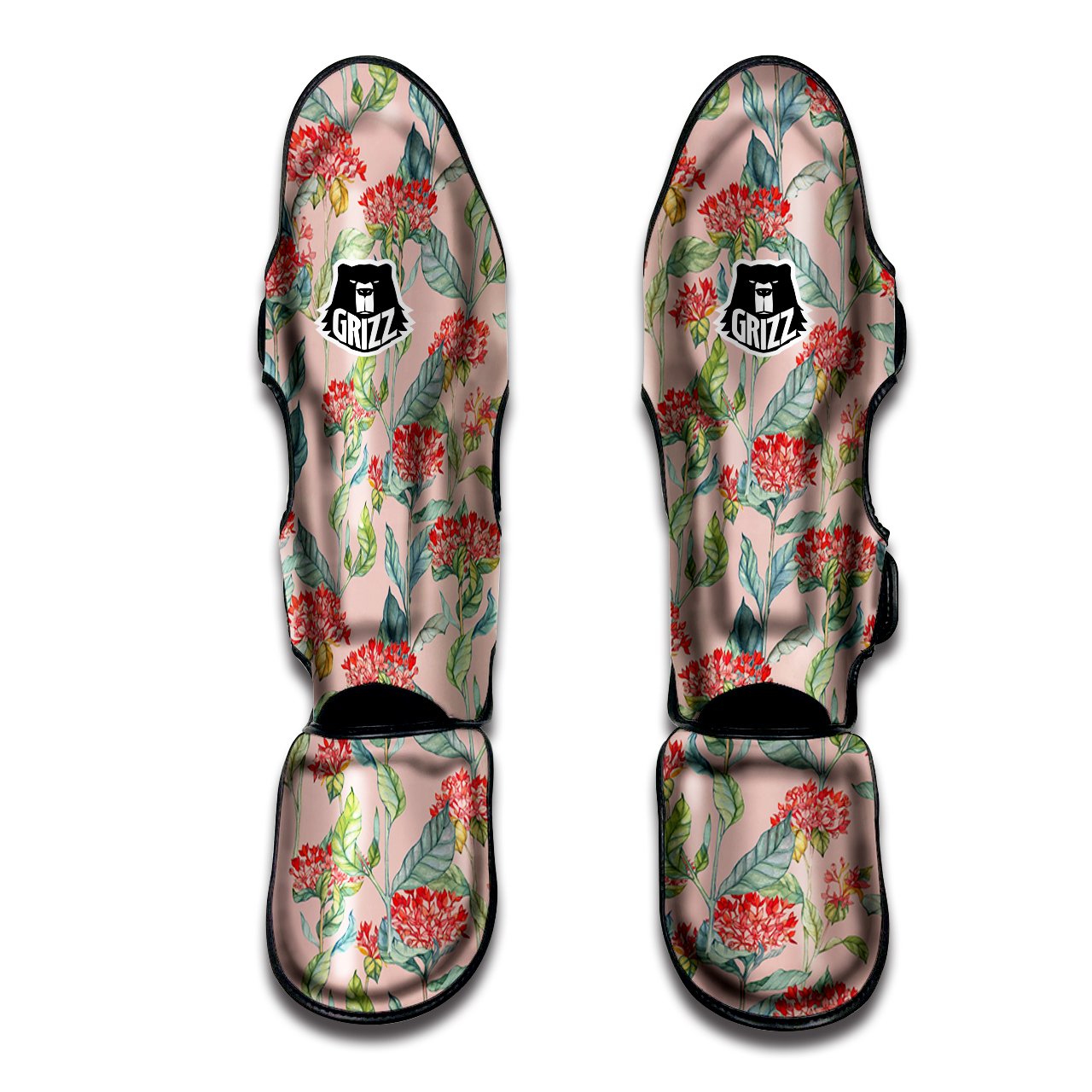 Chakra Swadhisthana Print Pattern Muay Thai Shin Guards