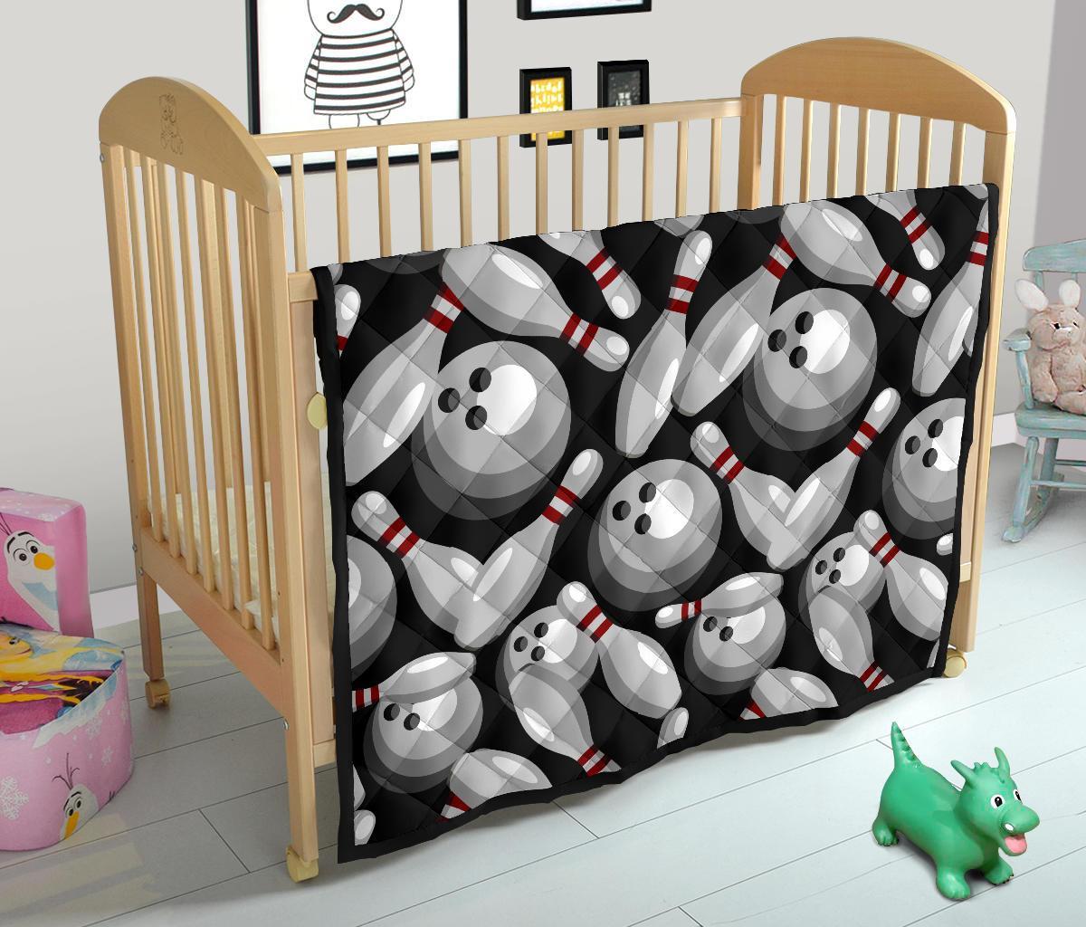 Bowling Pattern Print Quilt-grizzshop