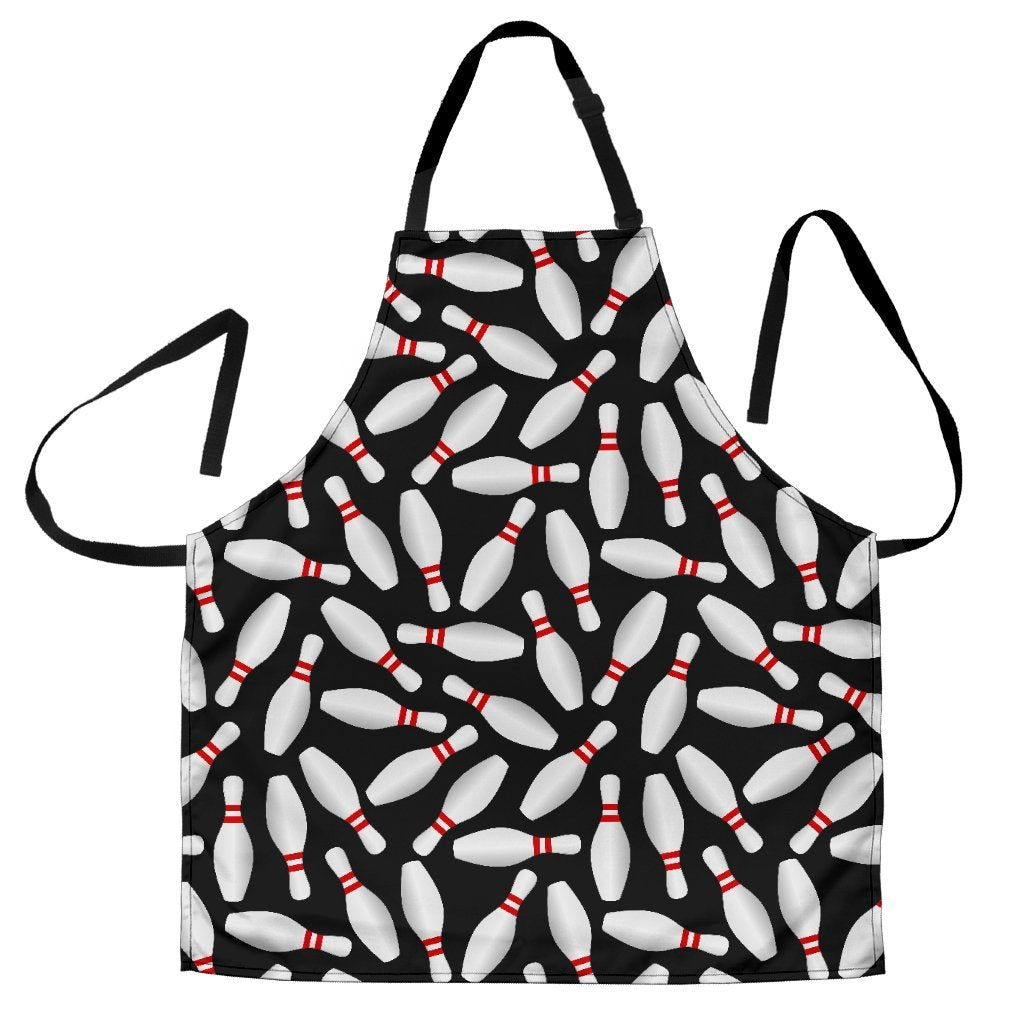 Bowling Print Pattern Men's Apron-grizzshop