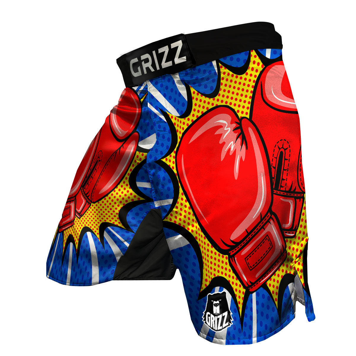 Boxing Gloves Pop Art Print MMA Shorts-grizzshop