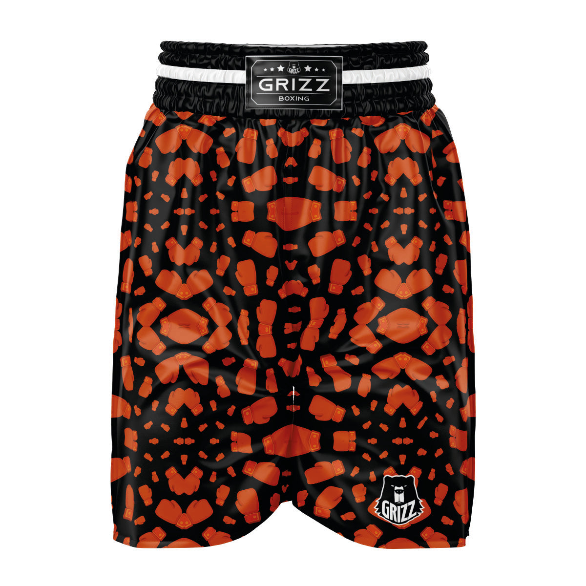 Boxing Gloves Print Pattern Boxing Shorts-grizzshop