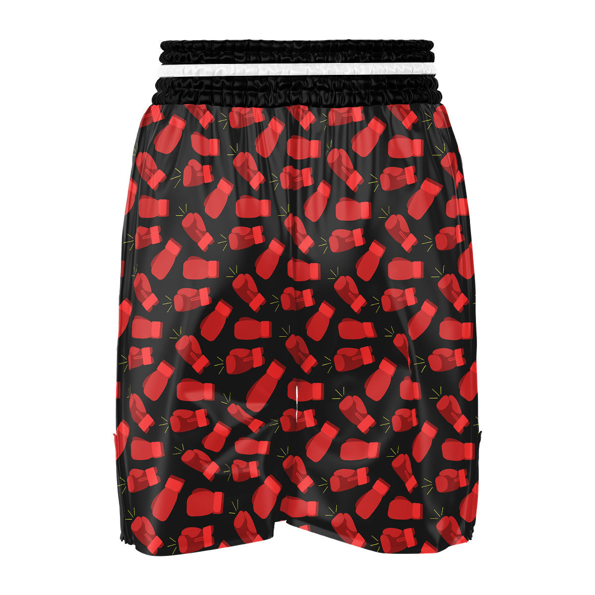 Boxing Gloves Red Print Pattern Boxing Shorts-grizzshop