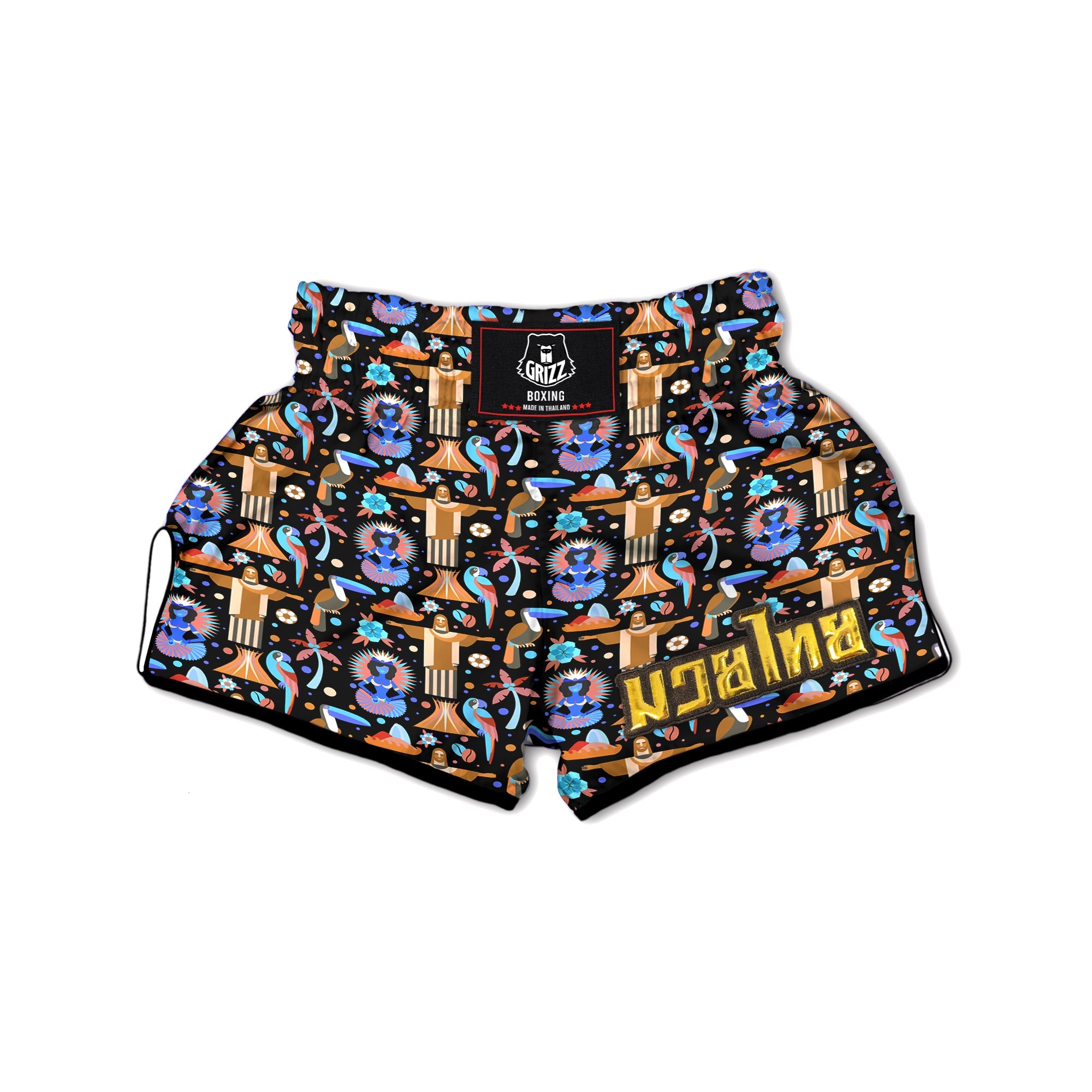 Celtic Symbol Tree Of Life Print Muay Thai Boxing Shorts