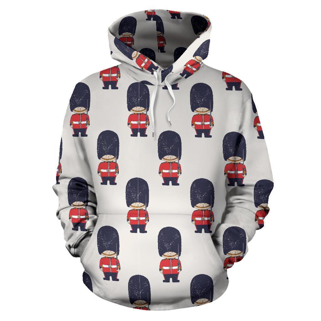 British Army Pattern Print Women Men Pullover Hoodie-grizzshop