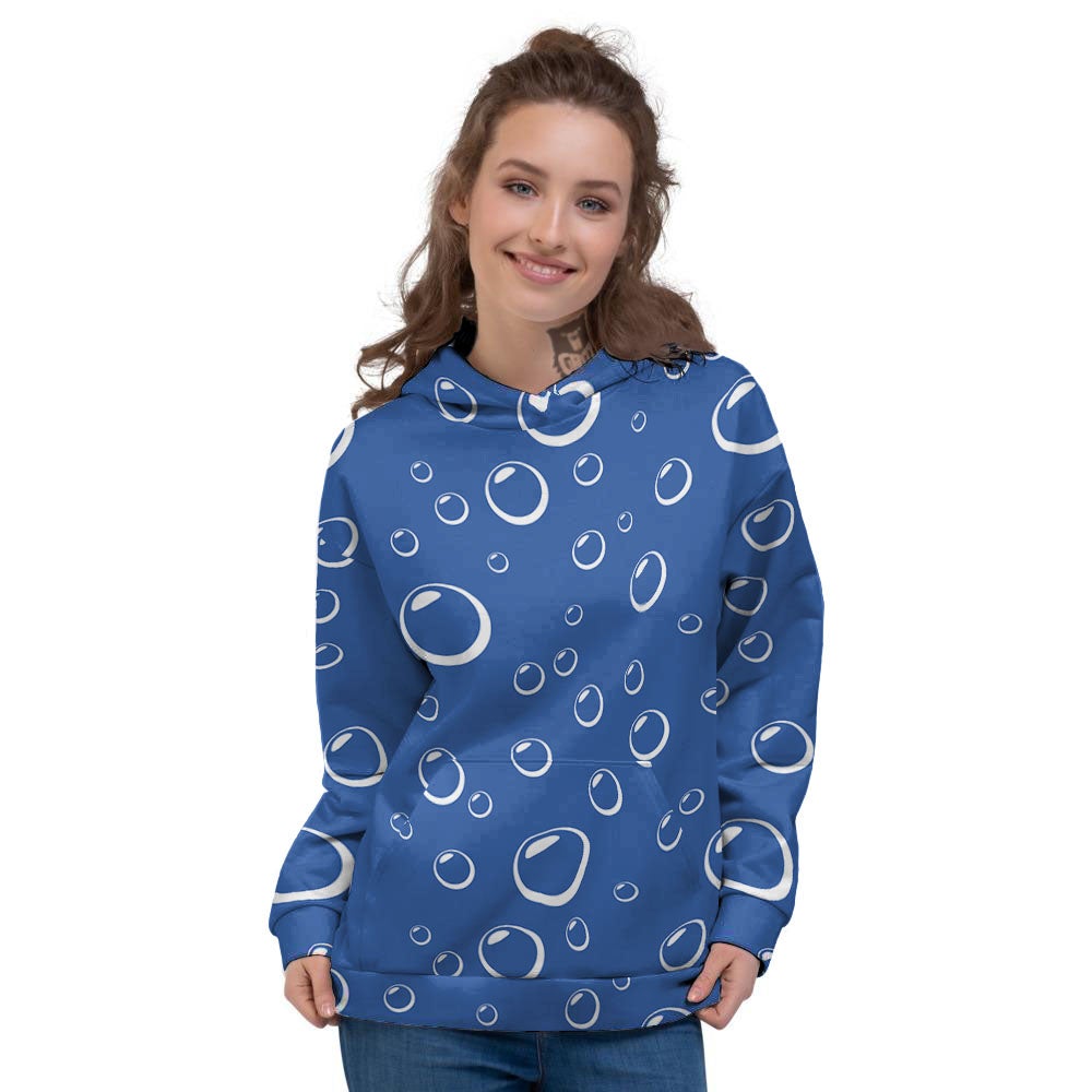 Bubble Ocean Print Pattern Women's Hoodie-grizzshop