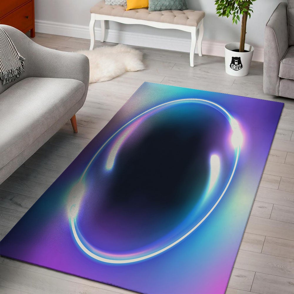 Bubble Rave Print Floor Mat-grizzshop