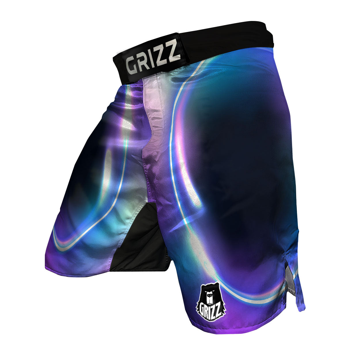 Bubble Rave Print MMA Shorts-grizzshop