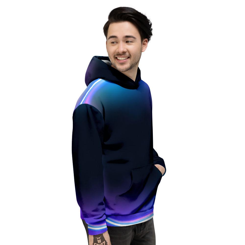 Bubble Rave Print Men's Hoodie-grizzshop