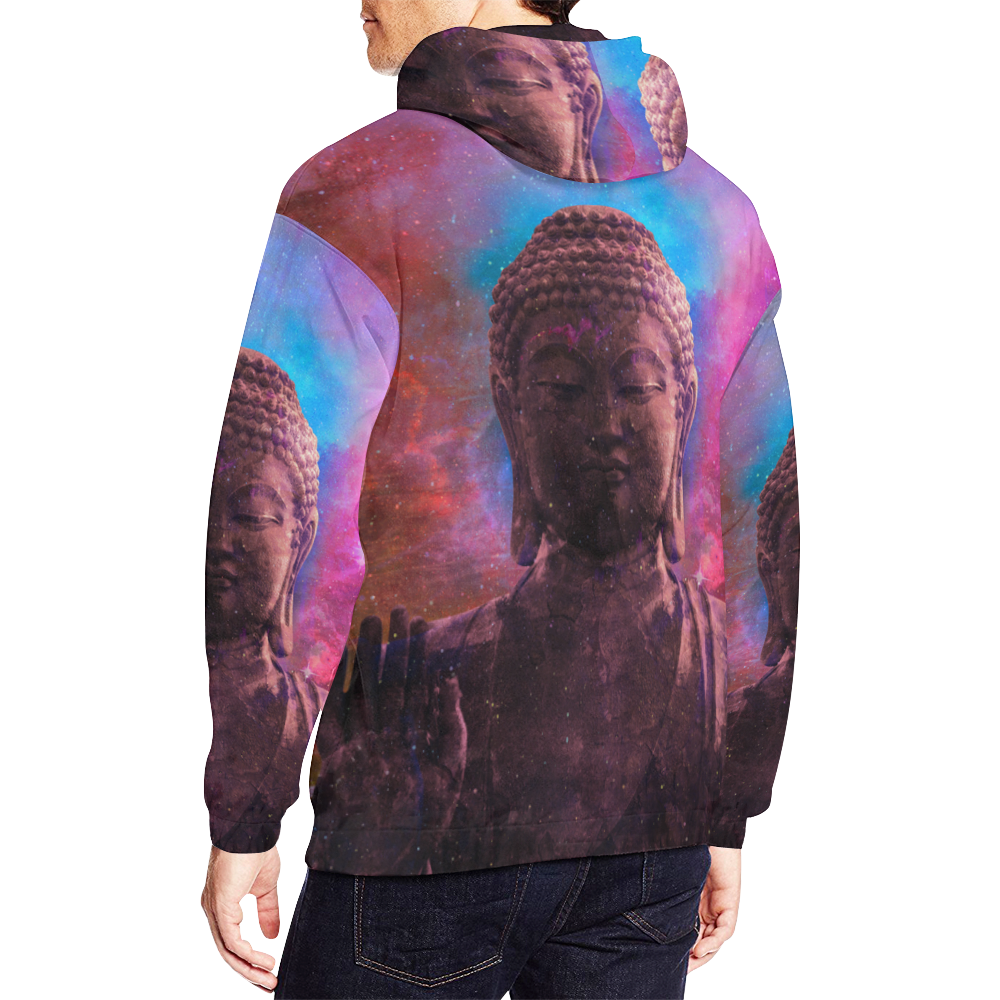 Buddha Purple Hoodie-grizzshop
