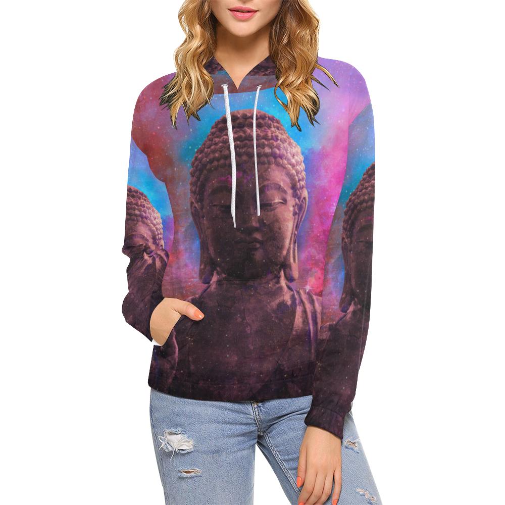 Buddha Purple Hoodie-grizzshop