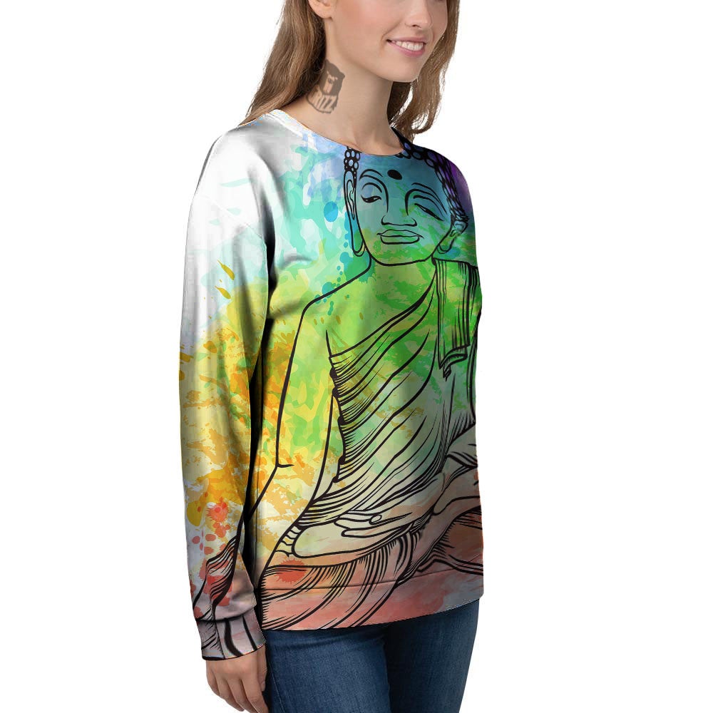 Buddha Reggae Print Women's Sweatshirt-grizzshop