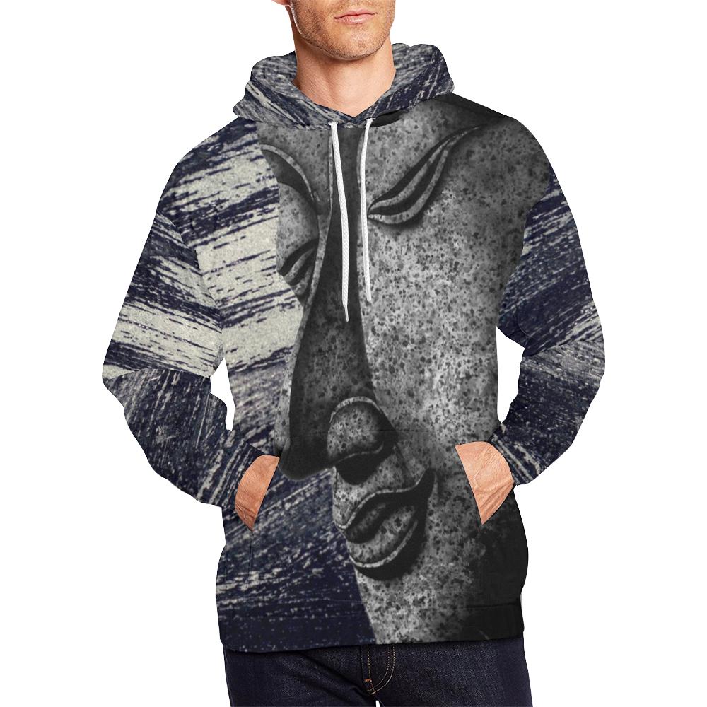 Buddha Grey Hoodie-grizzshop