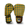 Buffalo Plaid Saint Patrick's Day Print Pattern Boxing Gloves-grizzshop