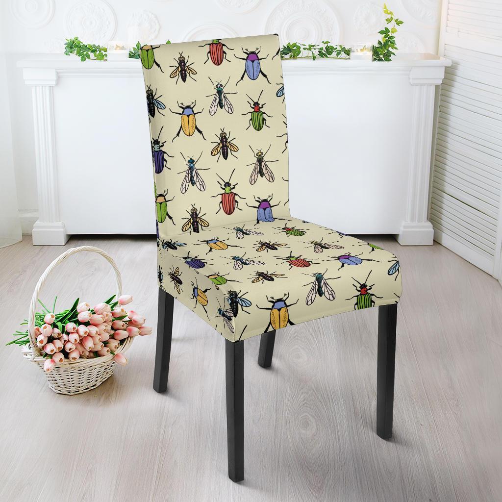 Bug Pattern Print Chair Cover-grizzshop