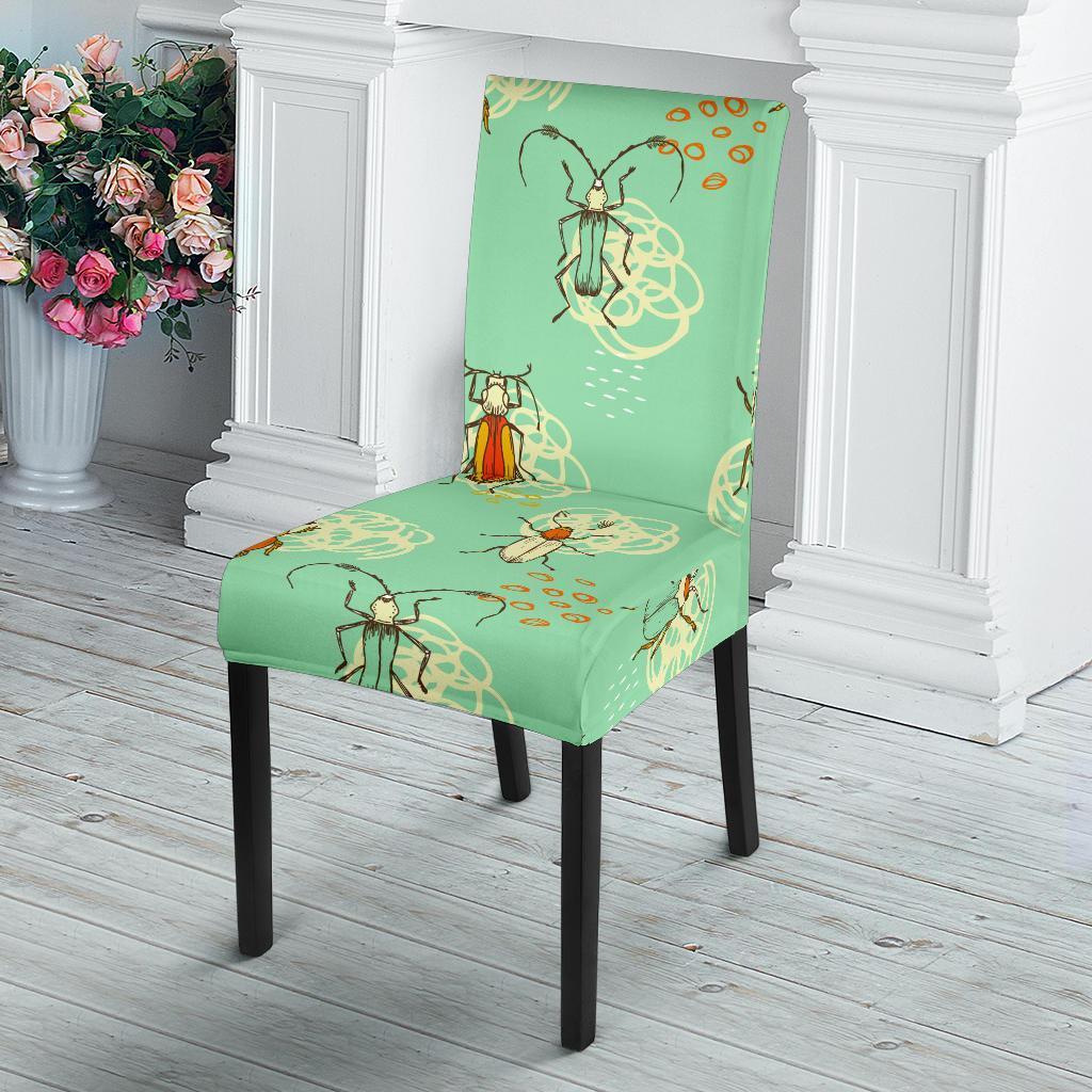 Bug Print Pattern Chair Cover-grizzshop