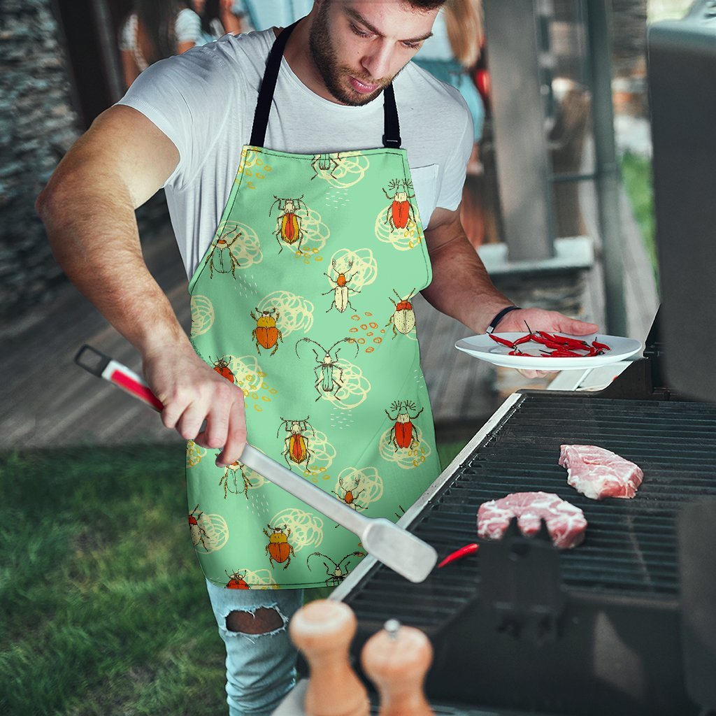 Bug Print Pattern Men's Apron-grizzshop