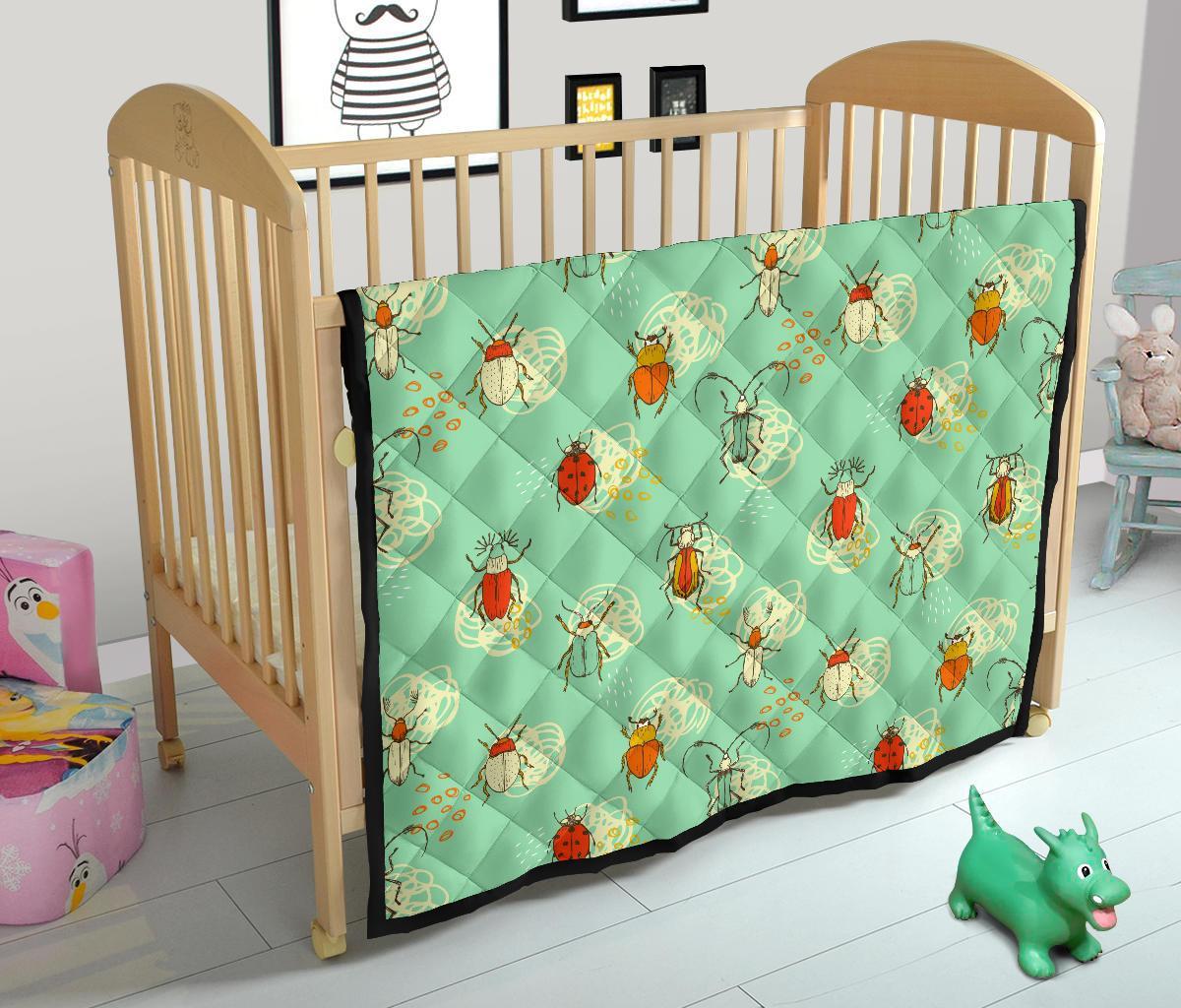 Bug Print Pattern Quilt-grizzshop