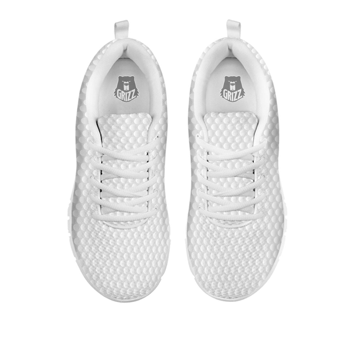 Bumps Texture Print White Sneaker-grizzshop